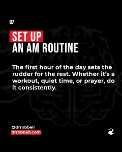set up an AM Routine to instantly improve your mental toughness 