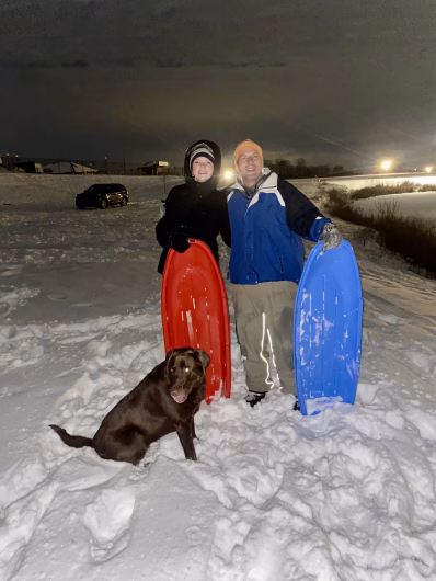 life lessons from sledding